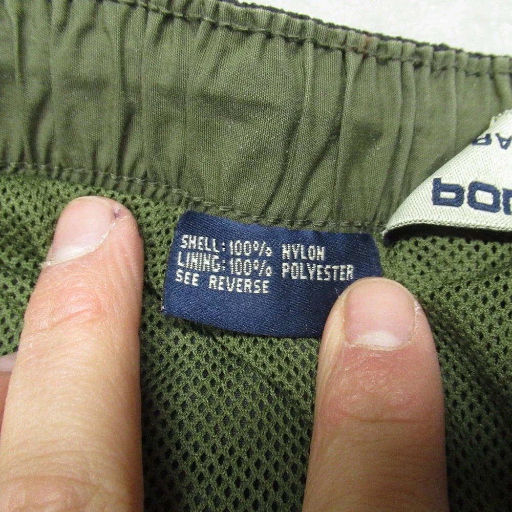 Polo Sports Pants Mens XL Black Elastic Waist Lightweight Streetwear‎ Rain 32x32